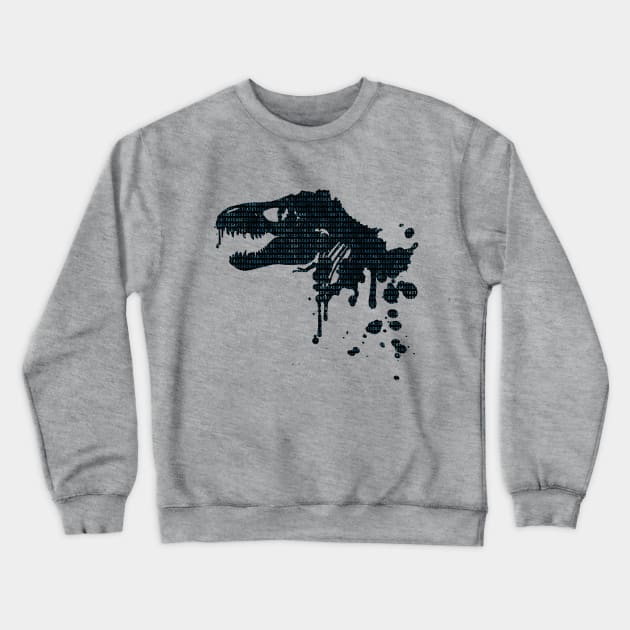 Tyrannosaurus DNA Crewneck Sweatshirt by SJAdventures